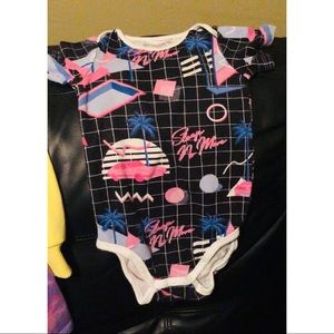 6-8 months Miami vice onesie